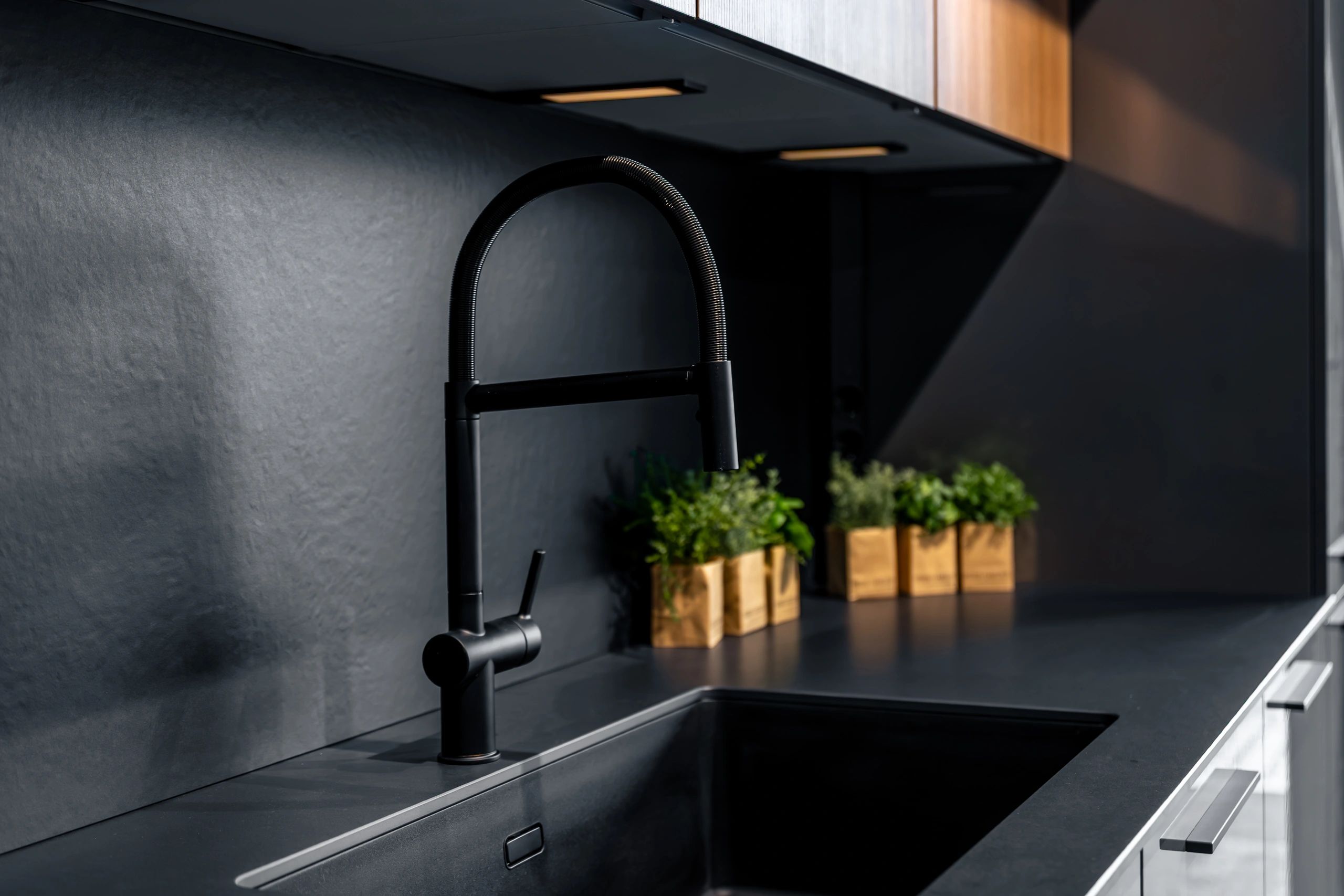Kitchen sink for a modern Oahu home renovation